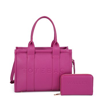 "The Tote Bag" Handbag + Wallet Set