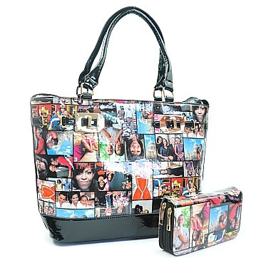 Michelle Obama Tote Bag With Matching Wallet