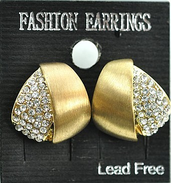 RHINESTONE  stud earring