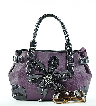 Designer Inspired Flower Handbag