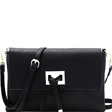 Stylish Faux-Leather Knot Flap Shoulder Bag MH-FC19109