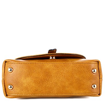 Fashionable Woven Flap Cross Body Messenger MH-FC19220