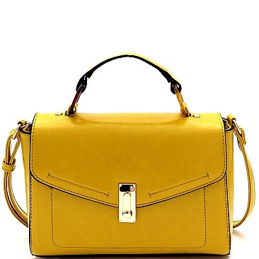2-Way Resin Ring Accent Medium Satchel