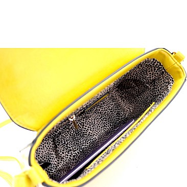 2-Way Resin Ring Accent Medium Satchel