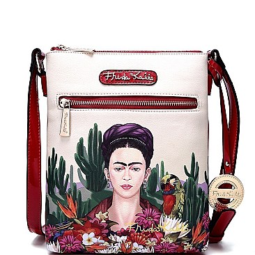 AUTHENTIC FRIDA KAHLO CACTUS SERIES CROSS BODY