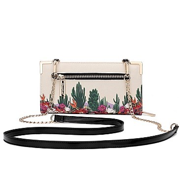 FRIDA KAHLO CACTUS SERIES CROSS BODY WALLET