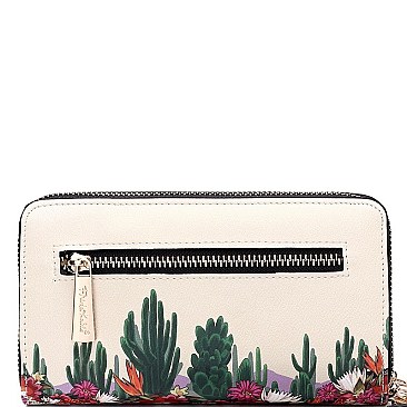 Frida Kahlo Flower Wristlet Wallet