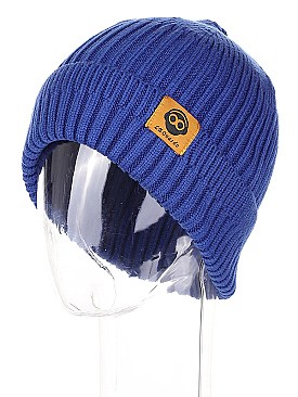 PACK OF 6 TRENDY ASSORTED COLOR CROCHET BEANIES