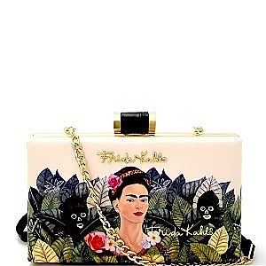 Frida Kahlo in Jungle Hard Case Clutch