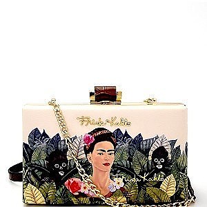 Frida Kahlo in Jungle Hard Case Clutch