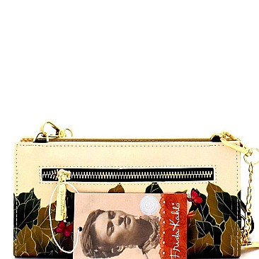 Authentic Cartoon Version Frida Kahlo Wallet Cross Body MH-FJC928