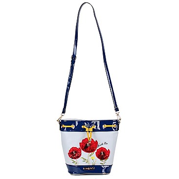 FLORAL VOLUPIA BUCKET BAG