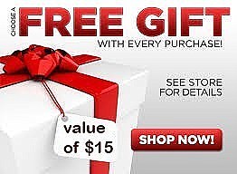 FREE ACCESSORIES WITH VALUE OF $20 To $85