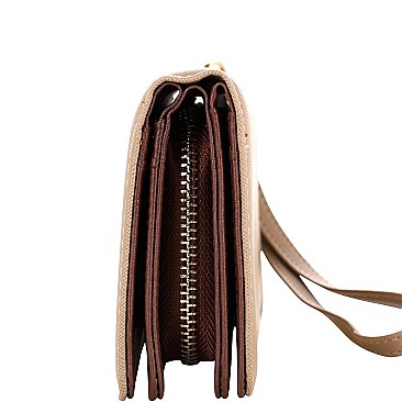 Classy Multi-Compartment Bi-fold Wristlet Wallet MH-FTW4197