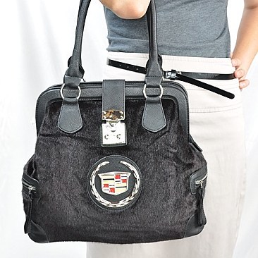 Cadillac fur tote bag