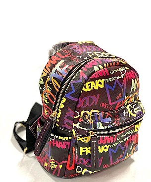 Medium Size Graffiti Backpack