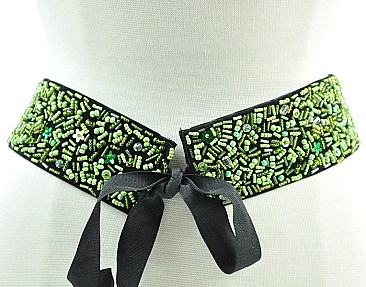 Exquisite Fabric Sequins Belt