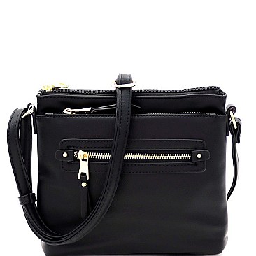 STYLISH MULTI-COMPARTMENT CROSS BODY MESSENGER