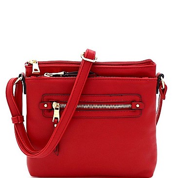 STYLISH MULTI-COMPARTMENT CROSS BODY MESSENGER