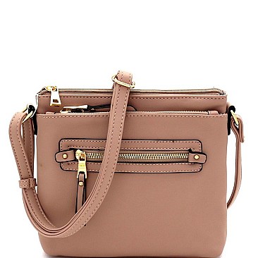 STYLISH MULTI-COMPARTMENT CROSS BODY MESSENGER