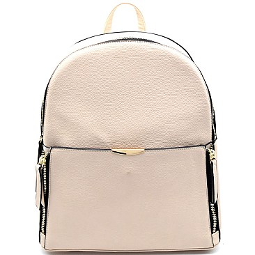 GS6191-LP Front Pocket Accent Fashion Backpack