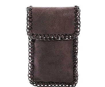FASHION CUTE CHAIN AROUND FLAPOVER CROSSBODY CELLPHONE CASE
