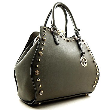 Diamond Lock Rhinestone studded Tote