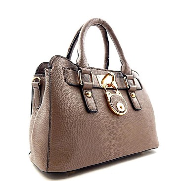 Flat Padlock Small Satchel