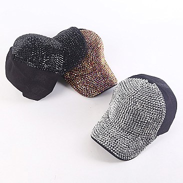 SPARKLY SEQUIN ADJUSTABLE MESH BACK BASEBALL CAP
