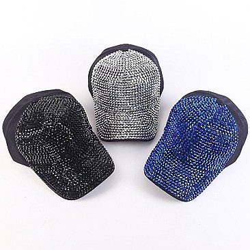 SPARKLY SEQUIN ADJUSTABLE MESH BACK BASEBALL CAP