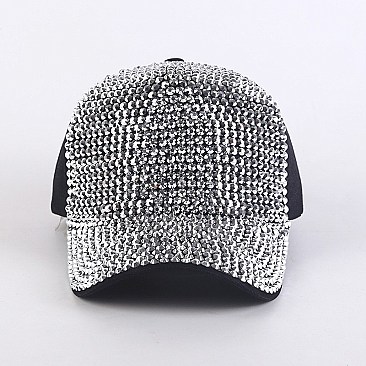 SPARKLY SEQUIN ADJUSTABLE MESH BACK BASEBALL CAP