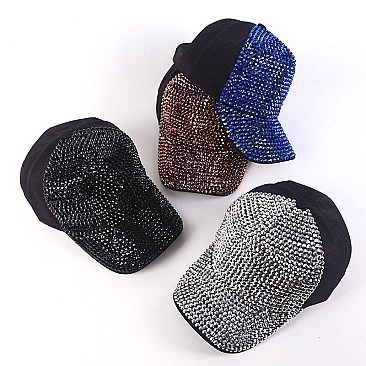 SPARKLY SEQUIN ADJUSTABLE MESH BACK BASEBALL CAP