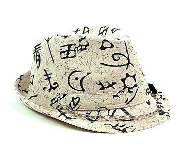 Summer Print Fedora Hat