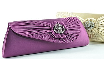 SATIN EVENING BAG HBG92026