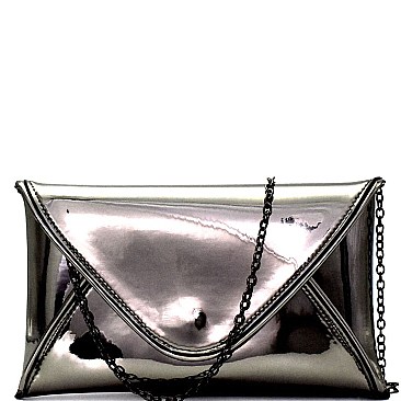 HD2978-LP Metallic Envelope Clutch