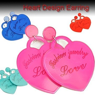 Love Heart Shape Earring
