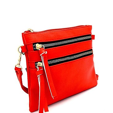 HF522A-LP Multi Pocket Organizer Fashion Wristlet Cross Body