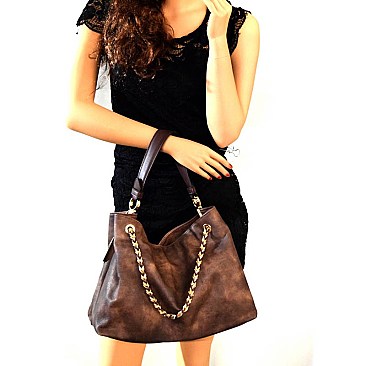 HG0008-LP Chain Accent Fashion Hobo