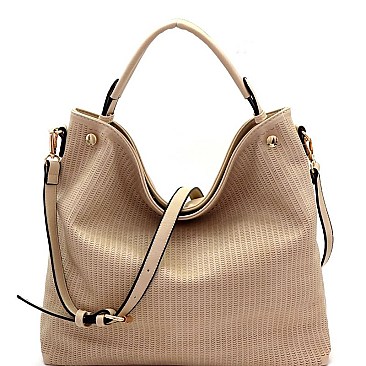 Fashionable Perforated Soft 2-Way Tote MH-HG0067