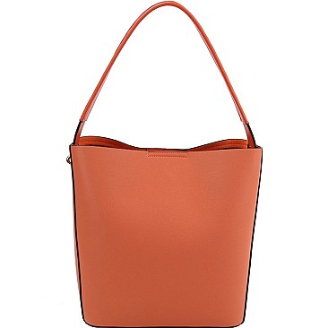 Fashionable Tassel Accent 3-Compartment Single Strap Hobo MH-HM0001
