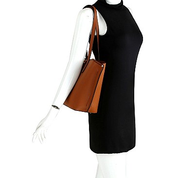 Stylish Tassel Accent 3-Compartment Tote MH-HM0002