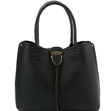 Classic String Accent 3-Compartment Satchel MH-HM0003