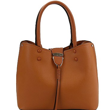 Classic String Accent 3-Compartment Satchel MH-HM0003