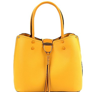 Classic String Accent 3-Compartment Satchel MH-HM0003