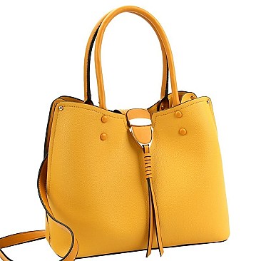Classic String Accent 3-Compartment Satchel MH-HM0003