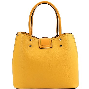 Classic String Accent 3-Compartment Satchel MH-HM0003
