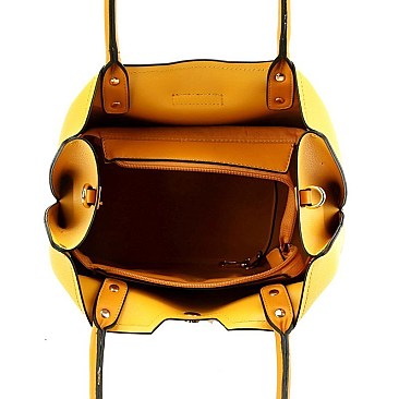 Classic String Accent 3-Compartment Satchel MH-HM0003