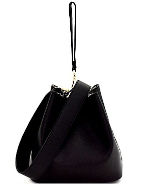 CLASSY FAUX LEATHER MESSENGER BAG JP-HR073