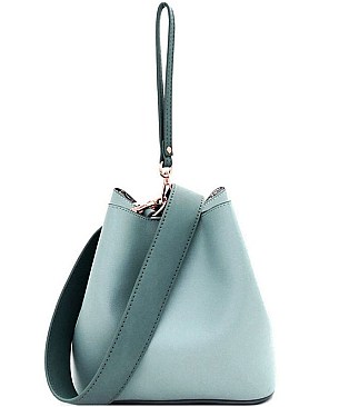 CLASSY FAUX LEATHER MESSENGER BAG JP-HR073
