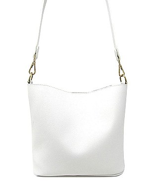CLASSY FAUX LEATHER MESSENGER BAG JP-HR073